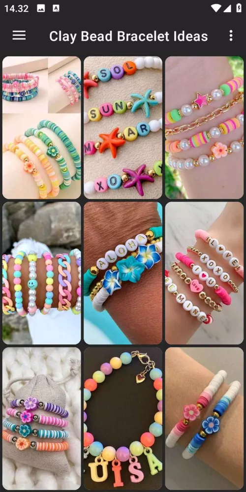 Clay Bead Bracelet Ideas Screenshots