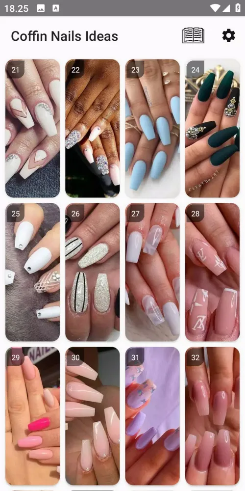 Tangkapan layar Coffin Nails - Nail Art