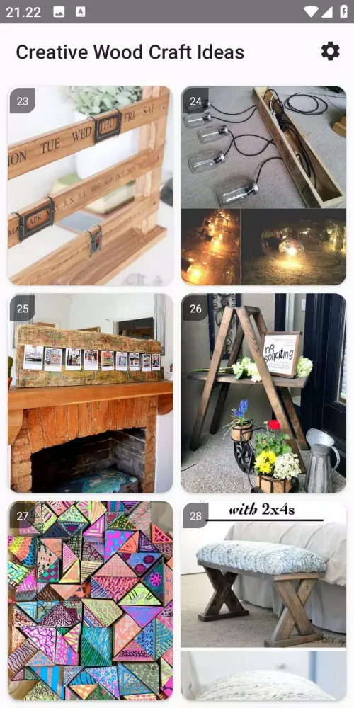 Capturas de pantalla de Creative Wood Craft Ideas