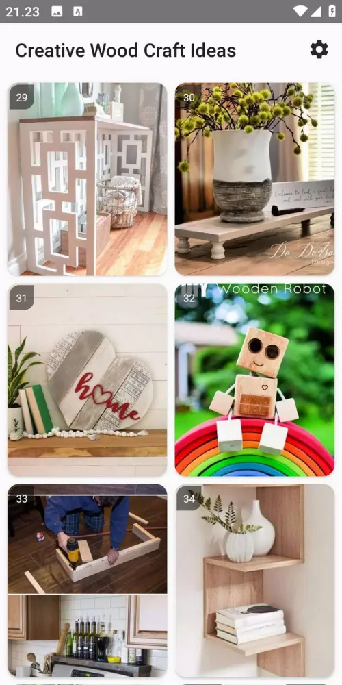 Capturas de pantalla de Creative Wood Craft Ideas