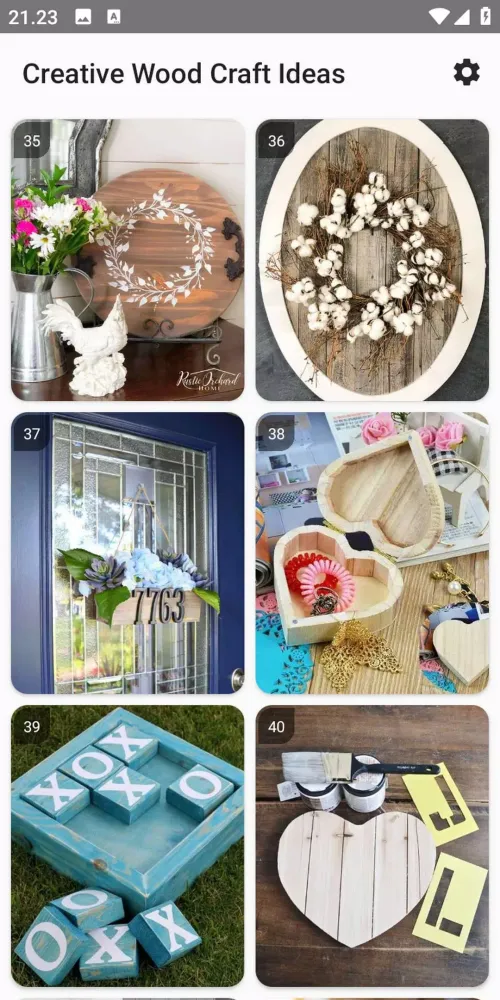 Capturas de pantalla de Creative Wood Craft Ideas