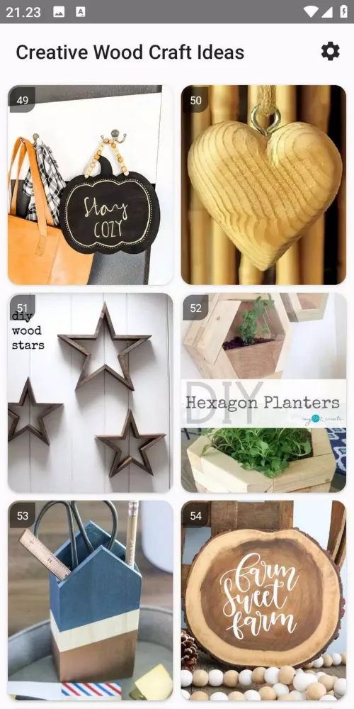 Capturas de pantalla de Creative Wood Craft Ideas