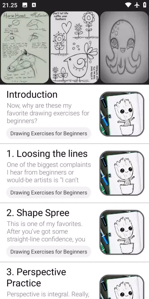 Easy Drawing for Beginners Screenshots