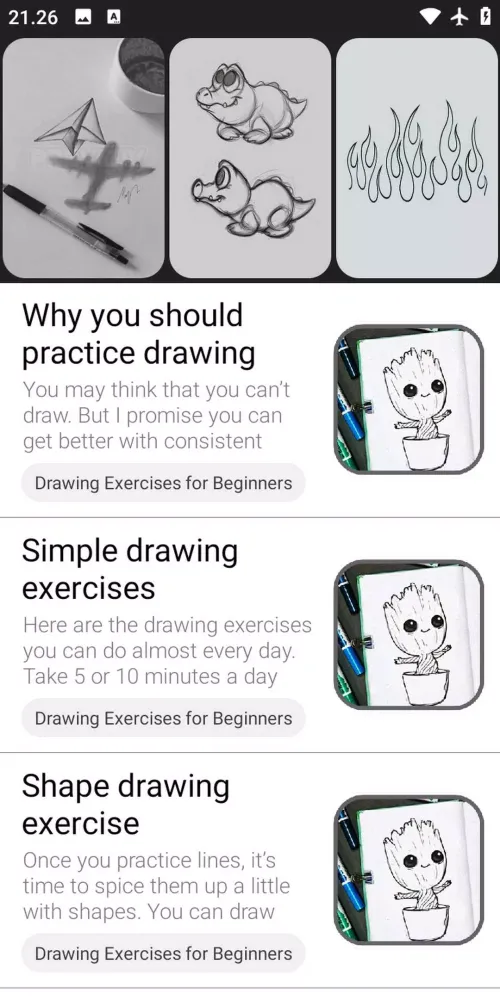 Easy Drawing for Beginners Screenshots