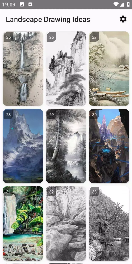 Zrzuty ekranu 300+ Landscape Drawing Ideas