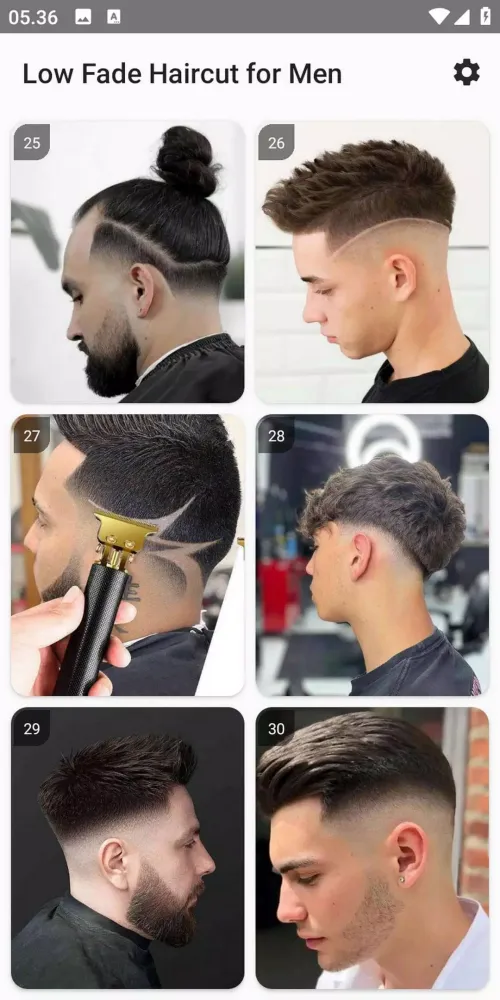 Tangkapan layar Latest Men Low Fade Haircut