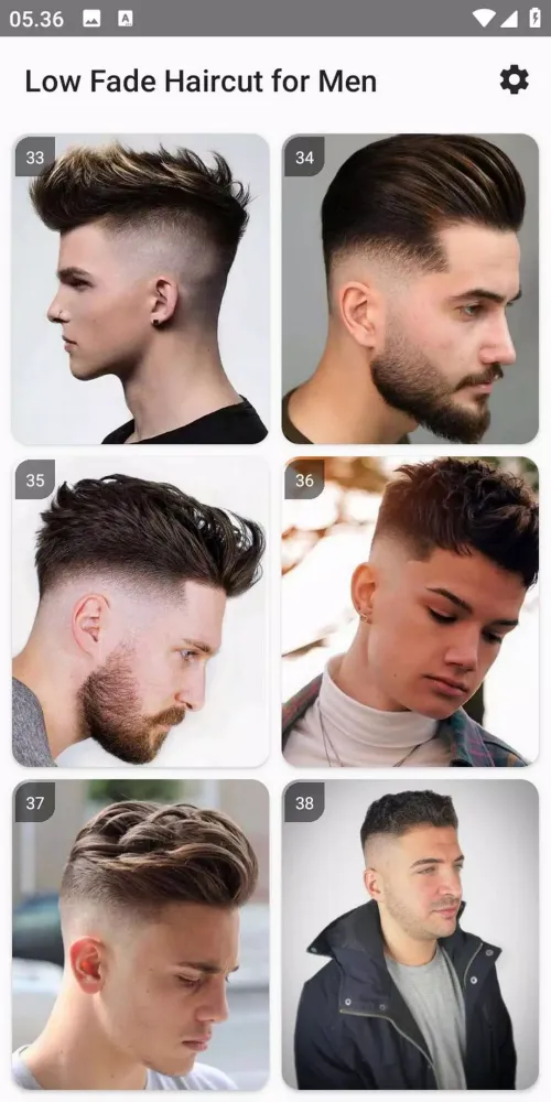 Tangkapan layar Latest Men Low Fade Haircut