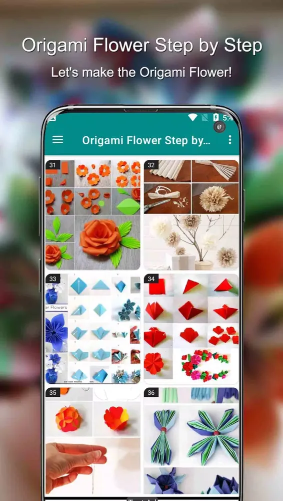 Origami Flower Step by Step Screenshots
