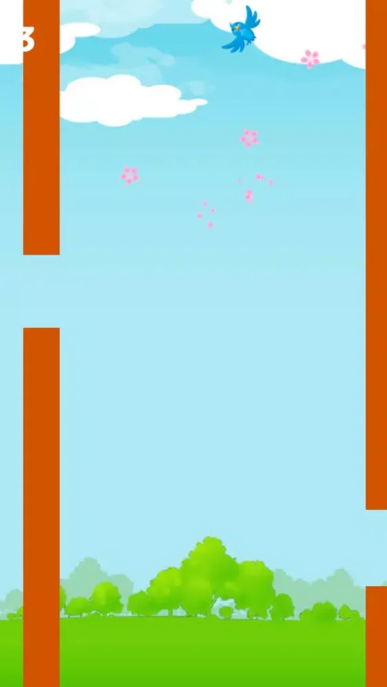 Flying Sakuras Free - Live classic sweat with pink bird game App Ekran Görüntüleri