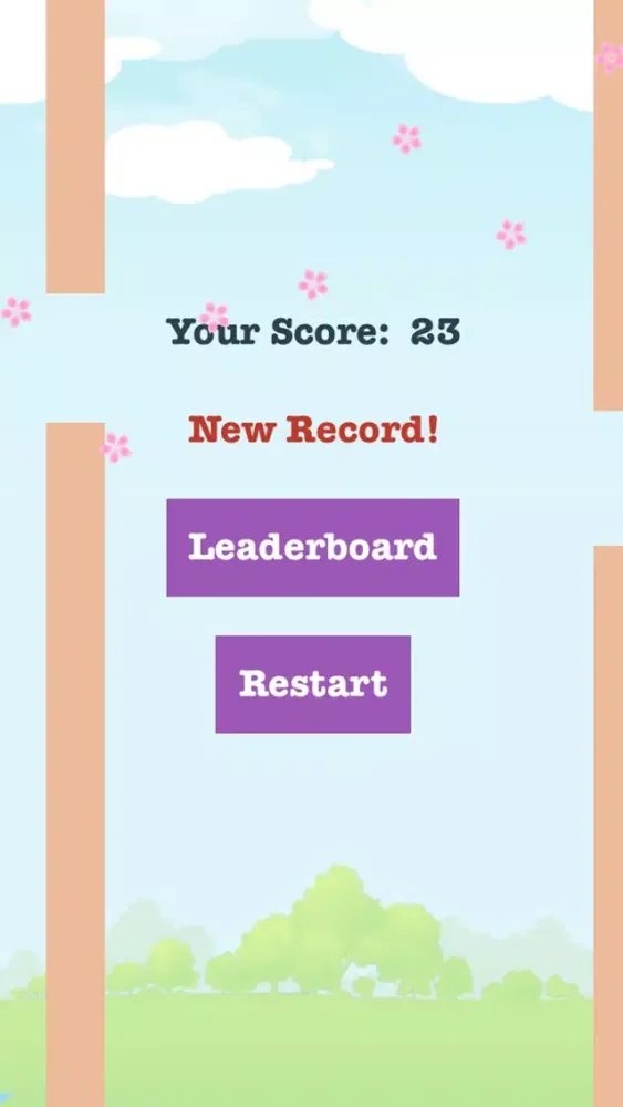 Flying Sakuras Free - Live classic sweat with pink bird game App Ekran Görüntüleri