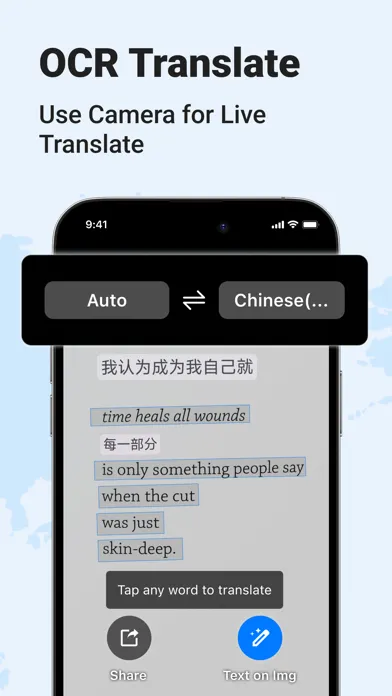 ภาพหน้าจอของ Translator Pro:Text,Voice &OCR