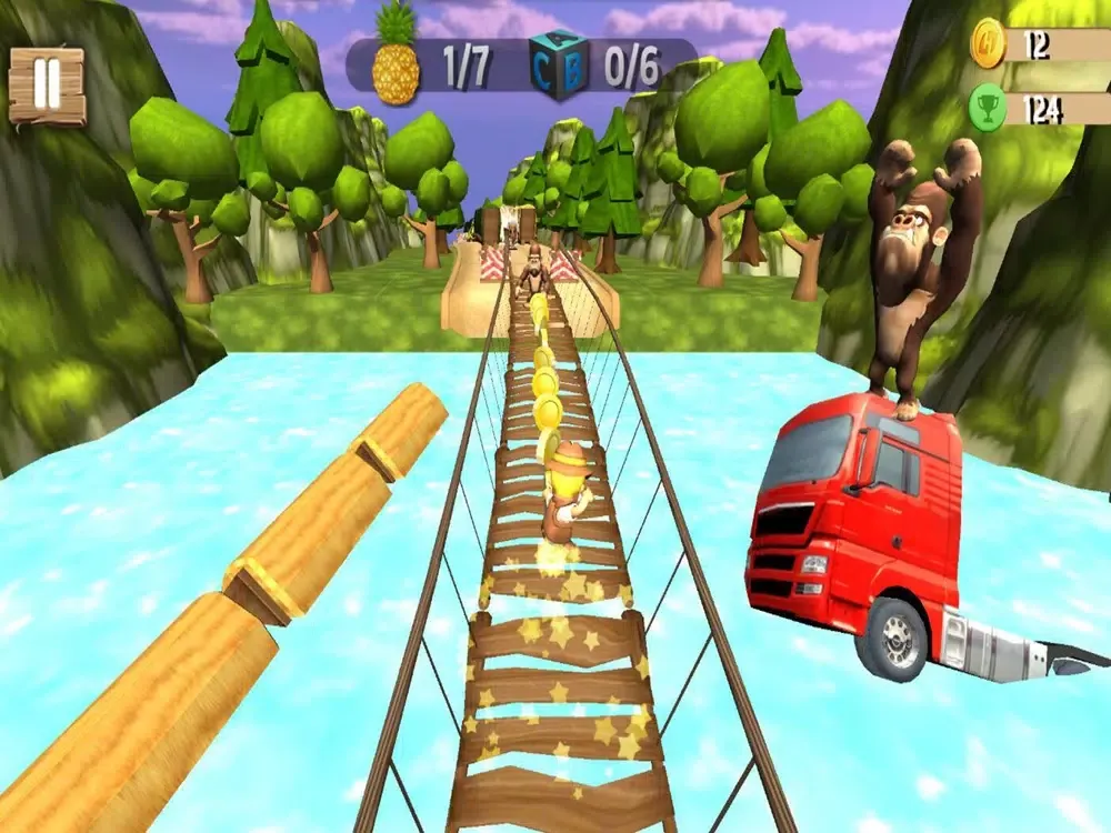 指尖酷跑-丛林逃亡 iPad Screenshots