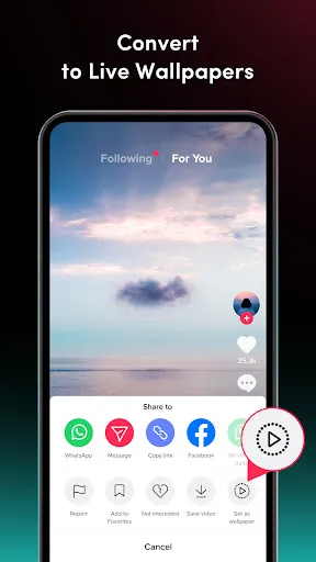 TickTock-TikTok Live Wallpaper スクリーンショット