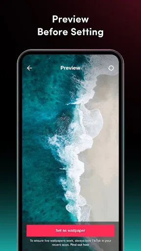 TickTock-TikTok Live Wallpaper スクリーンショット