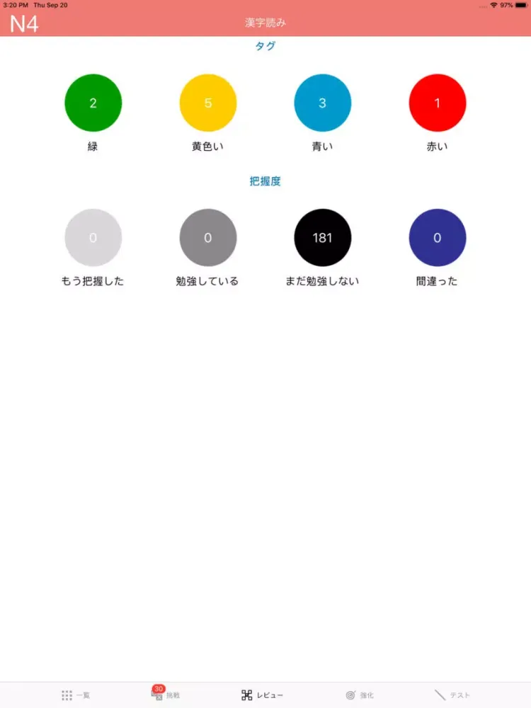 N4 Kanji Yomi iPad  スクリーンショット