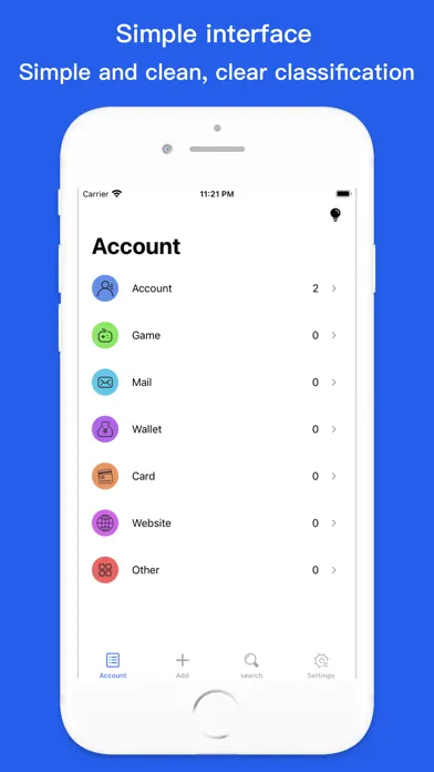 Tangkapan layar Password manager~