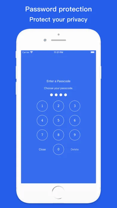 Tangkapan layar Password manager~