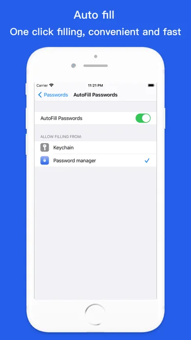 Tangkapan layar Password manager~