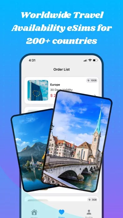 Airgo: eSim Travel Internet स्क्रीनशॉट