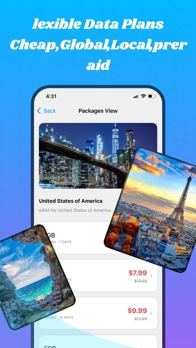 Airgo: eSim Travel Internet स्क्रीनशॉट