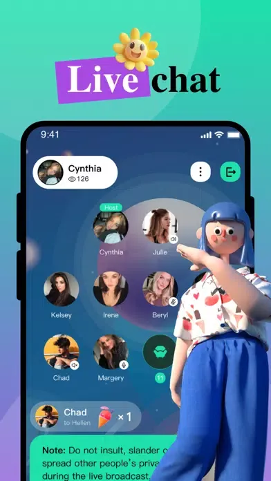 Hook - Random Video Chat স্ক্রিনশট