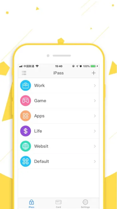 ภาพหน้าจอของ iPass - Password Manager