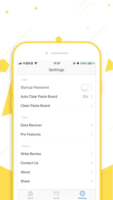 ภาพหน้าจอของ iPass - Password Manager