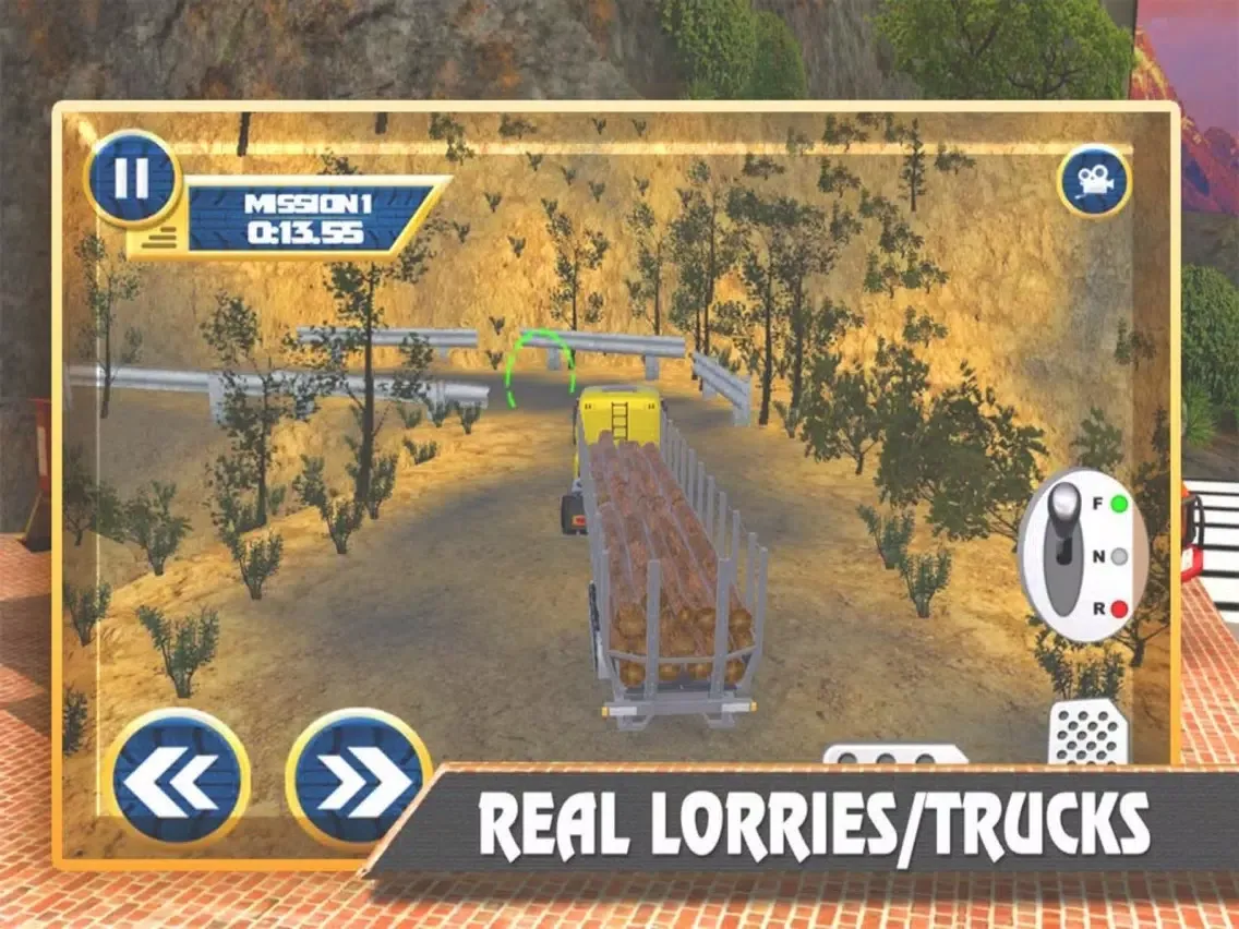 Tangkapan skrin Supper Truck Driver Moution 3D iPad 