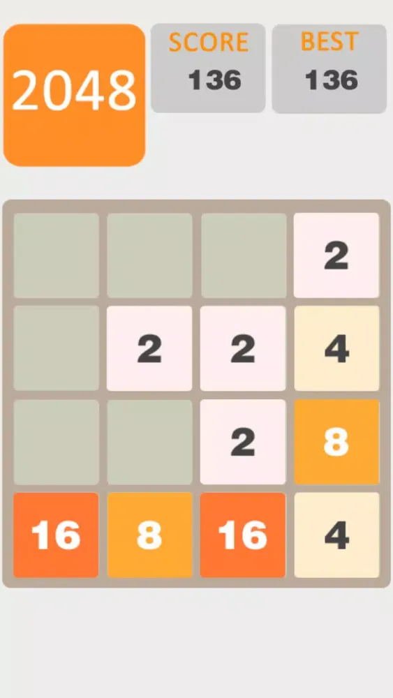 Zrzuty ekranu 2048 (Classic)