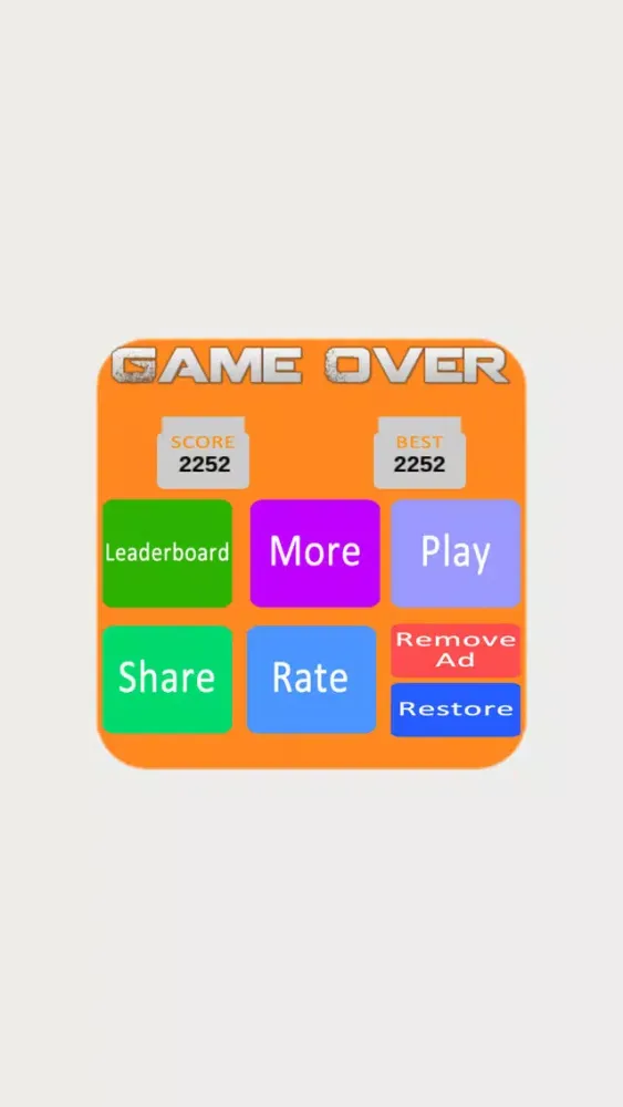 Zrzuty ekranu 2048 (Classic)