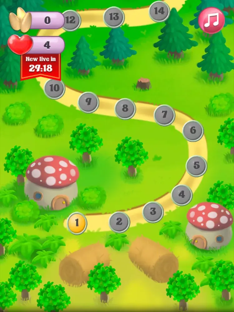 Tangkapan skrin Berry Pop:Match Three Free iPad 