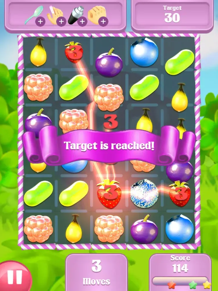 Tangkapan skrin Berry Pop:Match Three Free iPad 