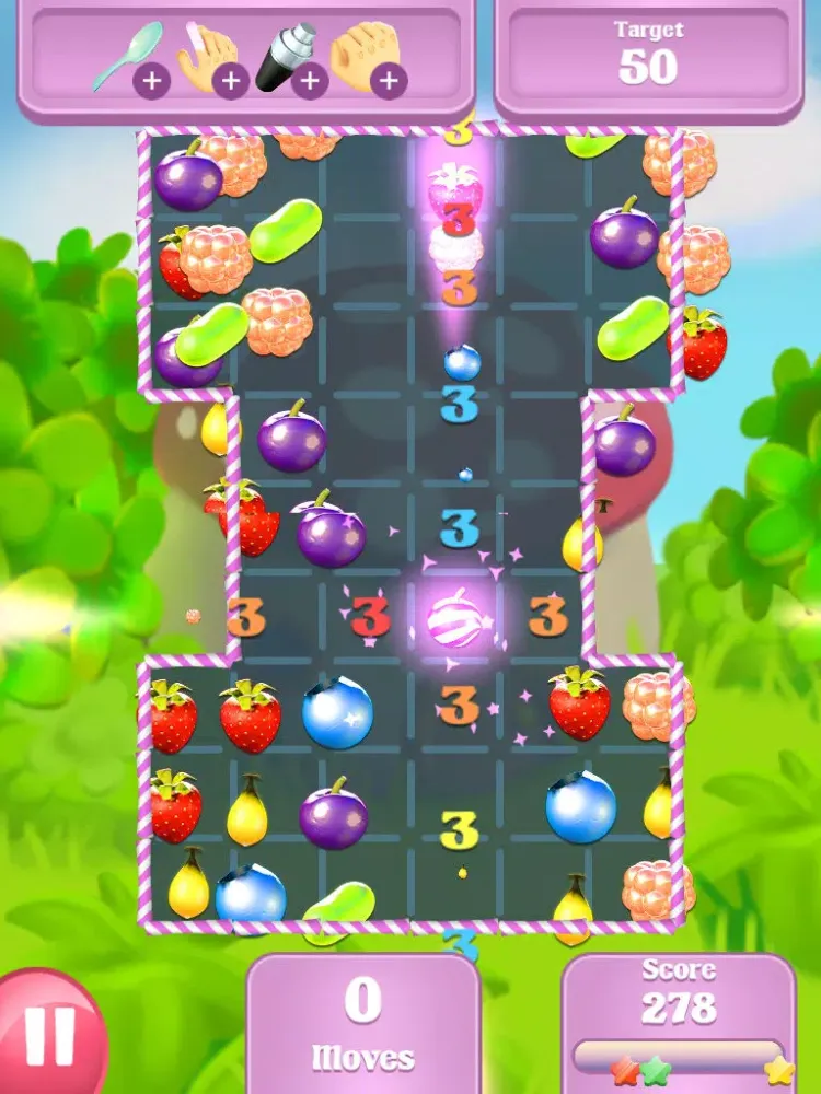 Tangkapan skrin Berry Pop:Match Three Free iPad 