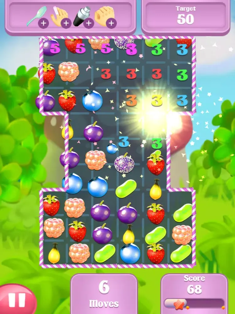 Tangkapan skrin Berry Pop:Match Three Free iPad 