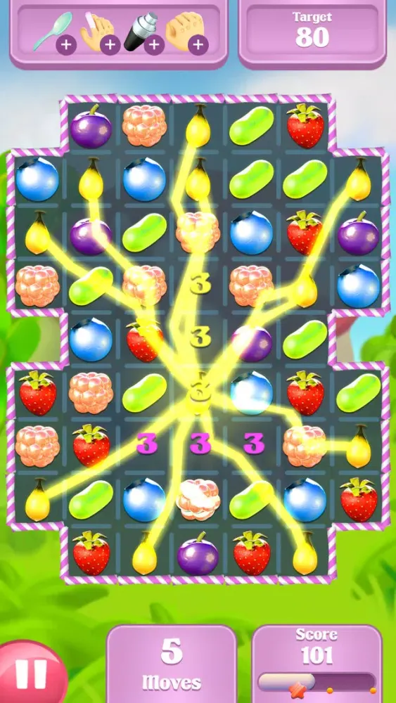 Tangkapan skrin Berry Pop:Match Three Free