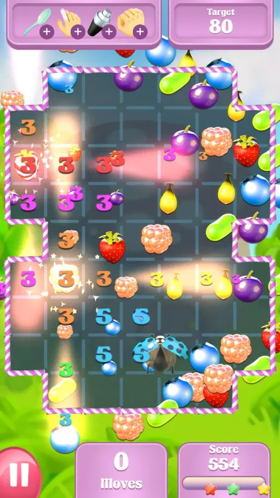 Tangkapan skrin Berry Pop:Match Three Free