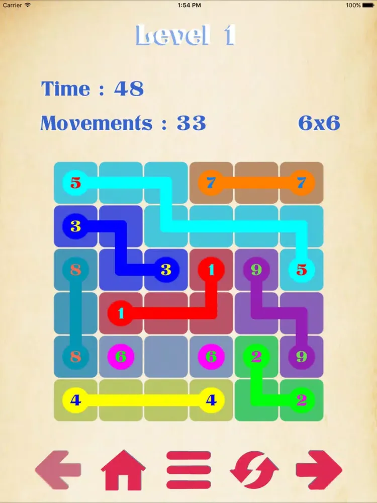 Capturas de pantalla de Number Puzzles:A Draw Lines Decryption Free Game iPad 