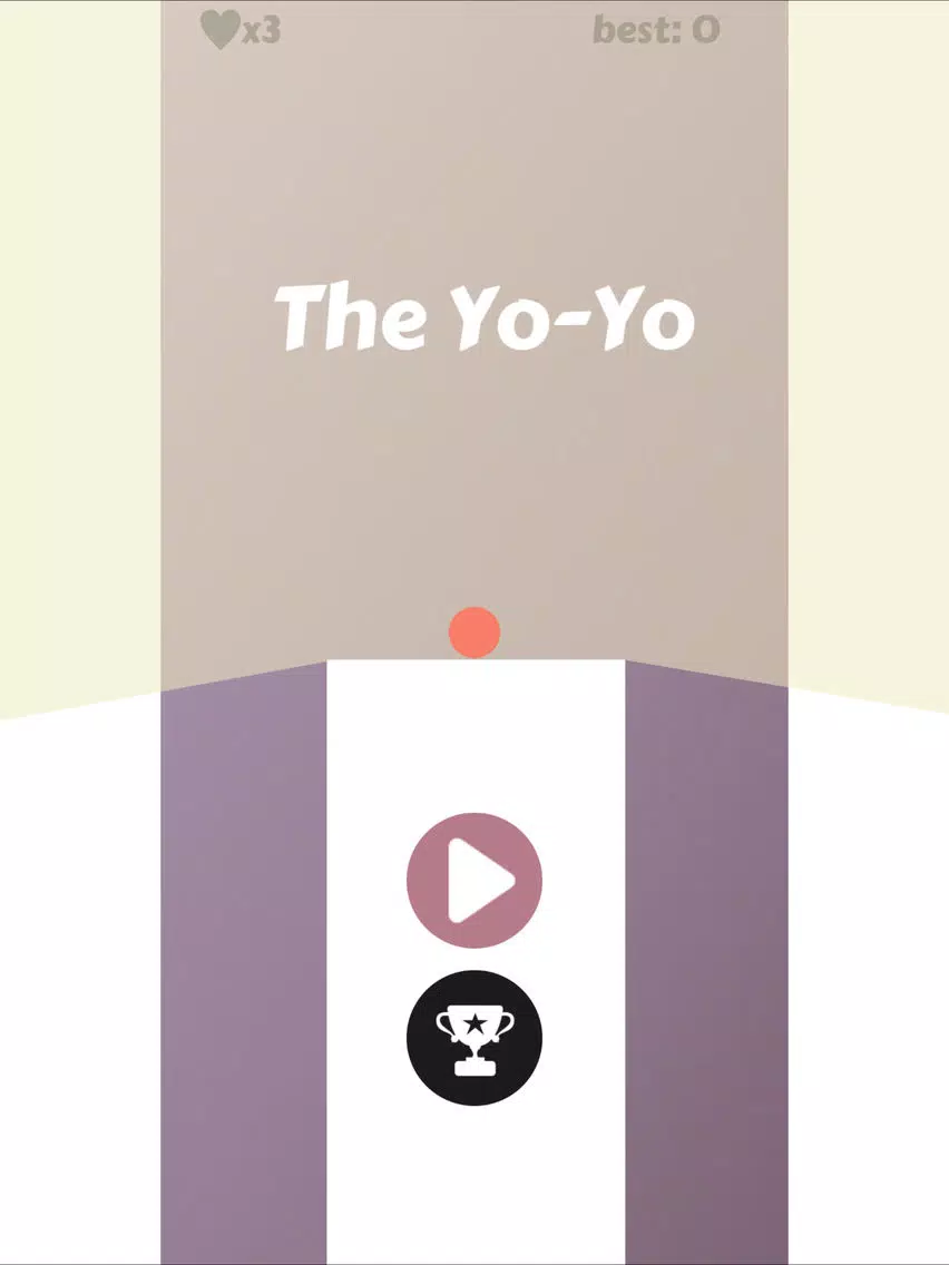 Tangkapan skrin The Yo-Yo:Touch to jump & Don't touch the white tile iPad 