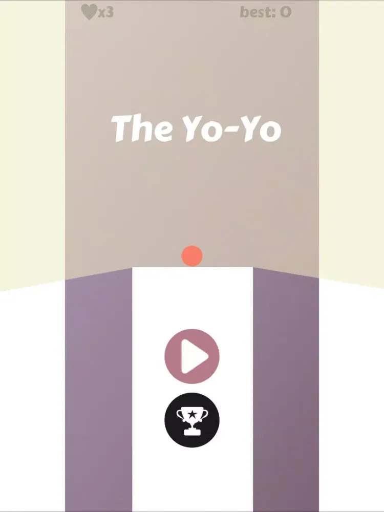 Capturas de pantalla de The Yo-Yo:Touch to jump & Don't touch the white tile iPad 