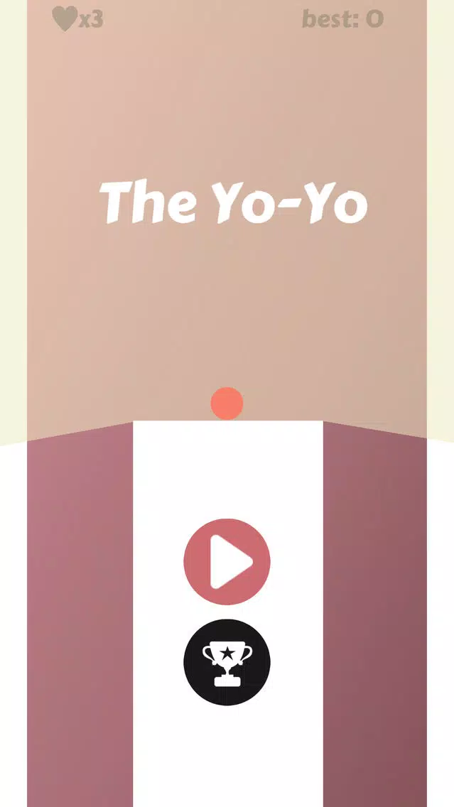 Tangkapan skrin The Yo-Yo:Touch to jump & Don't touch the white tile