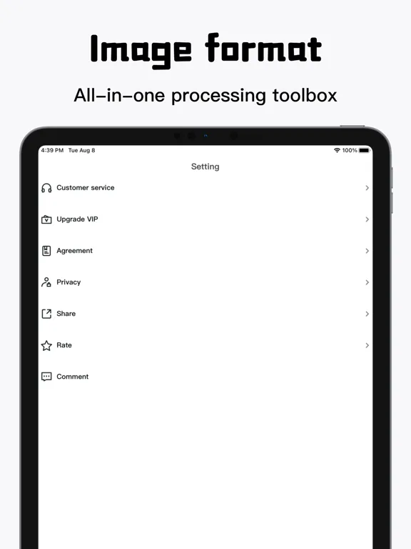 Captures d'écran de Image Convert - Batch Task iPad 