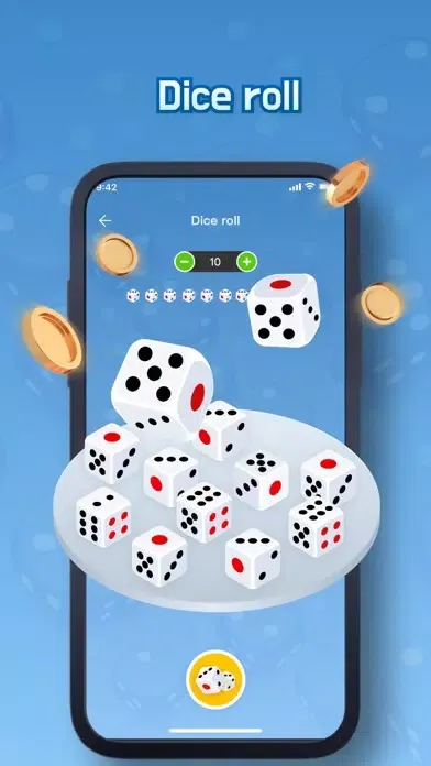 Dice Simulator - Dice Roller Ekran Görüntüleri