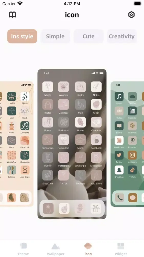 App Icons - Widgets Kit স্ক্রিনশট