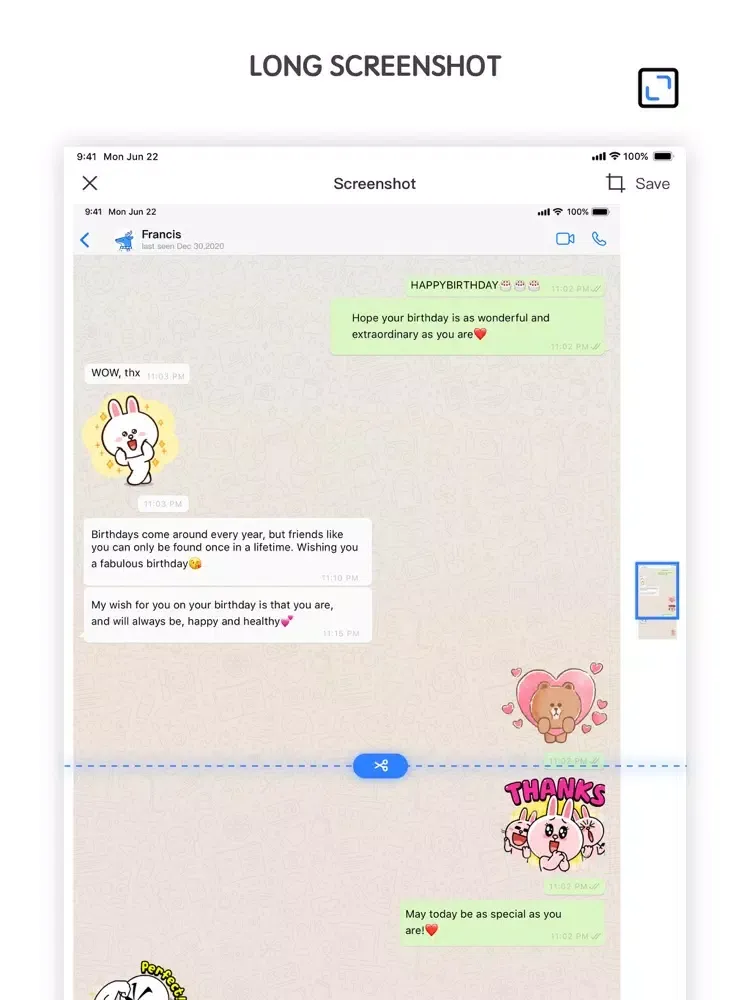 Screenshot . iPad  스크린샷