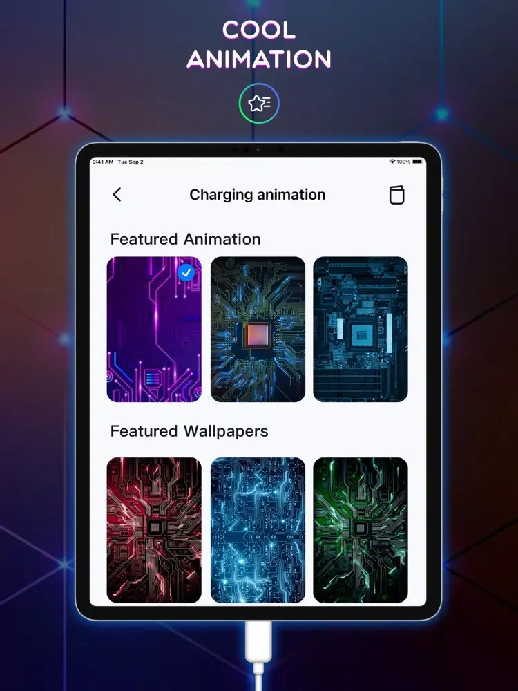 Charging Animation + iPad  سکرین شاٹس