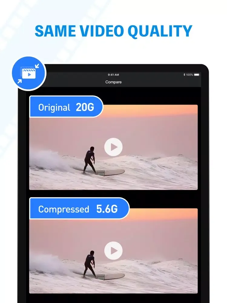 Video Compressor + iPad  Screenshots