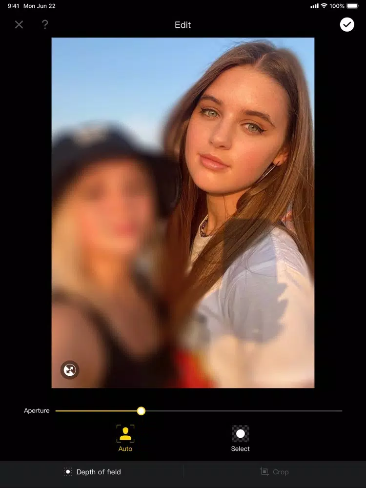 Blur background App . iPad  Screenshots