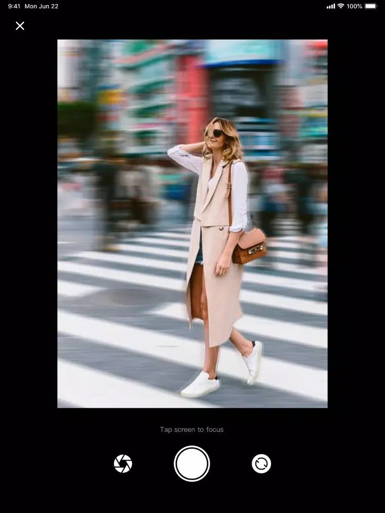 Blur background App . iPad  Screenshots