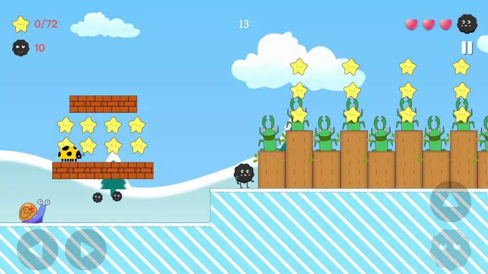 Captures d'écran de Briquette Sprite