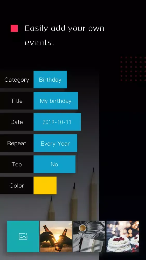 Countdown - Event Reminders Screenshots